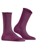 FALKE Women's Bold Dot W SO Cotton Plain 1 Pair Socks, Purple (Hibiscus 8807), 2.5-5