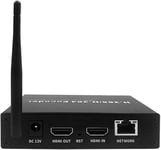 H.265 1080P Wifi Hdmi Encodeur Vidéo Avec Boucle Hdmi, Encodeur Hdmi Pour Diffusion En Direct Sur Youtube, Facebook, Avec Fente Pour Carte Sd Max.128G Http Rtmp Rtsp Ts Compatible [YIN140756]