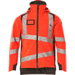 VINTERJAKKE,5XL,HI-VIS RØD/MØR