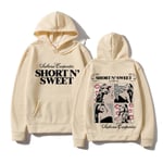 Sabrina And Carpenter Merch Hoodies Tryckt Sweatshirt Lös Tröja Casual Långärmad För Män Kvinnor #5 M