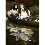 James Tissot On The Thames A Heron Extra Large Art Print Wall Mural Poster Premium XL