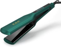 K & K  2 . 24  Inch  Extra  Wide  Plate  Hair  Straighteners ,  Nano  Ceramic  T