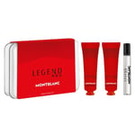 Mont Blanc Legend Red Grooming Kit Set EDP7.5ML+Face Cream30ML+Cleansing Gel 3ML