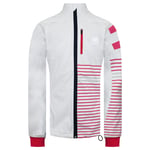 Rossignol Long Sleeve Zip Up White/Red Womens Ski Softshell Jacket RLFWJ22 100 - Size X-Small