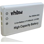 vhbw Batterie remplacement pour Logitech MSE10007, NC1002, NTA2340, R1G7, RIG7 pour telécommande Remote Control (950mAh, 3,7V, Li-ion)