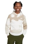 NIKE FD3174-247 K CLB FLC HBR PO HD WASH AOP Sweatshirt Unisex KHAKI/PHANTOM/WHITE Size XL