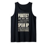 One Piece Pirates No No No World Government Poster Tank Top