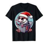 Retro Possems in Trashcan Christmas Funny Opossum mens kids T-Shirt