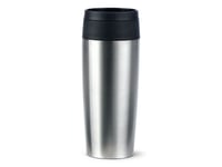 Emsa Isolierbecher Travel Mug Classic, 0,36 L., Edelstahl Hochwertiger, Vakuumisolierter Edelstahlkörper, Spül - 1 Stück (N20201)