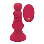 Secret Kisses Remote Thrusting Rosebud Rechargeable Vibrating Butt/Anal Plug