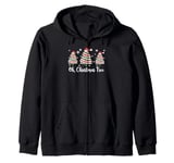 Oh Christmas Tree Funny Christmas Cakes Men Women Gifts Zip Hoodie