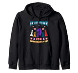 Funny Chess Player Zip Hoodie