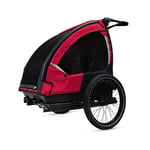 Nordic Cab Explorer Dog | Sykkelvogn, Pulk og Hundetrekk (Colour: Solid Red)