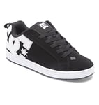 DC Shoes Femme Court Graffik Basket, Pochoir Noir et Blanc, 36.5 EU