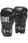 LEONE 1947 Ambassador Gants de Boxe Unisexe pour Adulte, Noir, 12 oz