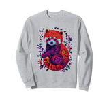 Aesthetic Red Panda Graphic Cute Red Panda Women Girls Sweatshirt