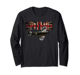 SPITFIRE RAF SUPERMARINE WW2 FIGHTER PLANE TSHIRT UNION JACK Long Sleeve T-Shirt