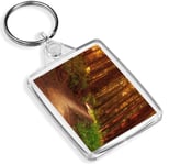 Redwood Tree Forest Keyring -IP02- Woods Forrest Trees Walking Cool Gift #13072