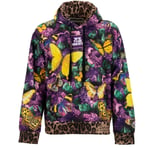 DOLCE & GABBANA x DJ KHALED Butterfly Leopard Hoodie Sweater Purple Yellow 11366