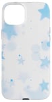 Coque pour iPhone 15 Plus Esthétique Bleu Clair Aura Stars Star Girl