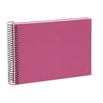 goldbuch 20508 Spiral Photo Album with 40 White Pages Memory Album 24 x 17 cm Spiral Photo Album Without Picture Cut-Out Photo Book Fuchsia