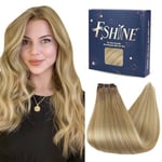 Fshine Tissage Cheveux Naturels Couleur 6 Fading To 27 Honey Blonde And 60 Blonde Tissage Naturel Cheveux Humain Lisse 50cm 100g Extensions Tissage Cheveux Naturel Extensions Tissage