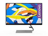 Lenovo Ecran Q24i1L Écran Full HD 75 Hz, WideView antireflet, VGA, HDMI, Temps de réponse 4 ms, AMD FreeSync, Gris 60,45 cm (23,8 Pouces),