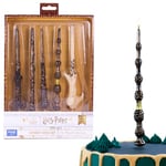 PME Harry Potter Set Bougies d'anniversaire, 5 pièces, Baguettes Magiques Scintillantes