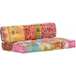 Coussins canapé de sol poufs modulaire chaise longue en tissu Patchwork DEC021256