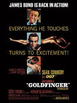 Pyramid International James Bond Goldfinger Excitement, Small Canvas