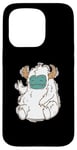 Coque pour iPhone 15 Pro Yeti Waves Bonhomme de neige