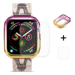 HAT PRINCE Apple Watch Series 5 44 mm bländande fodral - Lila / Gul