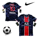 Nike PSG Paris Saint-Germain Home Jersey Size S Youth - Louis #10 - New with...