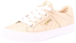 GUESS Women's Loven3 Trainers, Gold, 11