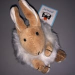 Jellycat 2000 “I am Baby Puffball Bunny” Rare Fluffy Rabbit Soft Toy - Tag J153