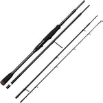 Savage Gear SG2 Medium Game Travel Rod, Cannes à Pêche, Cannes à Pêche Spinning, Predator, Brochet, Perche, Truite, Sandre, Unisex, Noir, 2,69 m, 15-45 g