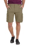 westAce Mens Cargo Combat Shorts 100% Coton 6 Pockets Chino Summer Work Safety Essential Half Pants All Waist 32-44 (Khaki, 36W)