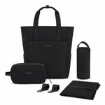 Kapten & Son Lindby Sac à langer 35 cm Compartiment pour ordinateur portable all black (TAS016930)