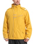 KUTOOK Veste Imperméable Homme Légère pour Activité en Plein Air Cyclisme Vestes Coupe-pluie Randonnée Homme Coupe-Vent YL-L