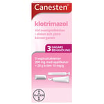 Canesten vaginaltablett och kräm 200 mg+1% 3 st