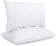 Utopia Bedding Coussins de Garnissage 40 x 70 cm (Lot de 2), Coussin à Recouvrir, Oreillers Intérieur, Rembourrage Coussins (Blanc)