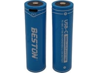 Beston Batteri 21700 Laddningsbart Med Usb-C-Uttag, 3,6V, 5000Mah, Li-Ion, 2St.