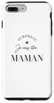 Coque pour iPhone 7 Plus/8 Plus Surprise je vais être maman Annonce Grossesse Originale