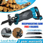 For Makita 18V Electric Cordless Reciprocating Saw Saber Cutting Saw Kit w/LED