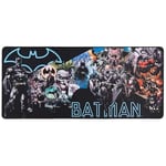 Subsonic DC Comics Batman - Tapis de souris XXL 90 cm x 40 cm - Cadeau Tapis de bureau gaming Batman sous licence officielle