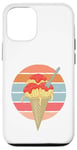 Coque pour iPhone 12/12 Pro Spaghetti glaces cornet marinara fourchette nourriture