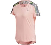 adidas Own The Run Tee T-Shirt pour Femme XL Multicolore - Bleu (Corneb/Azuleg/Versen)