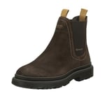 GANT FOOTWEAR Femme Timbly Bottine Chelsea, Marron foncé, 38 EU