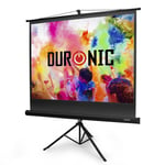 Duronic TPS60 /43 Ecran de Projection sur trépied 60 Pouces 4:3/122 x 91 cm - 4K Full HD 3D