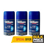 Williams Ice Blue Deodorant Stick Alu-Free 75ml 3, 6 Pack